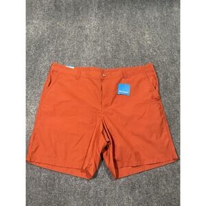 Columbia Shorts Mens 42 Orange Birch Forrest Outdoors Hiking Gorpcore